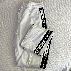 Polo Ralph Lauren White Track Pants